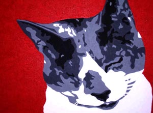 Cat Portrait Painting