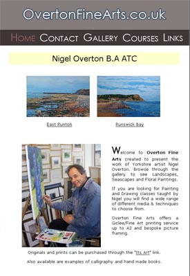 Overton Fine Arts Website