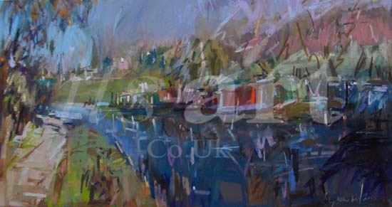 Leeds Bradford Canal Painting