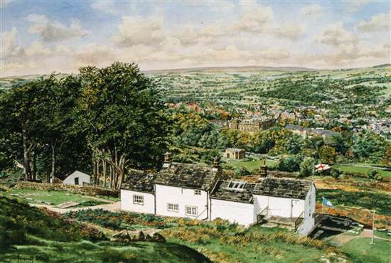 White Wells Ilkley Painting by Jeremy Storr