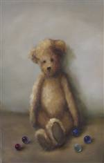 Teddy Bear Painting by Judith Levin