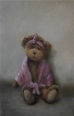 Teddy Bear Painting by Jude Levin