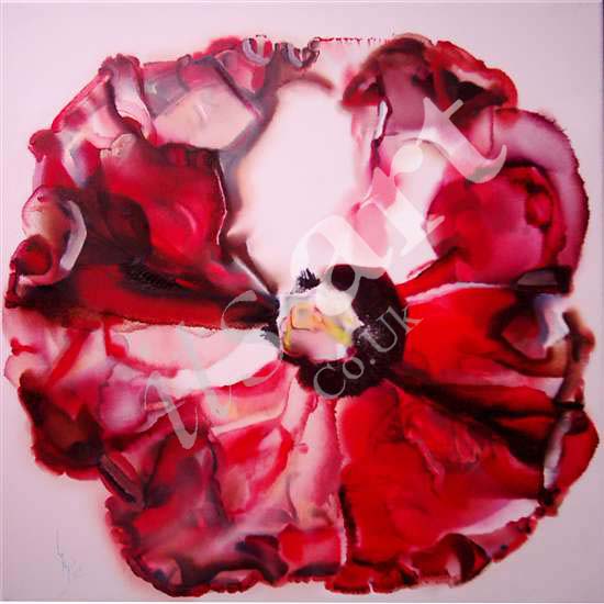 Red Poppy Painting